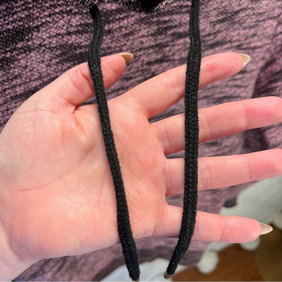 COPPER RIVET | Black & Pink Tweed Long Sleeve Adjustable Waist & Cuff Sweatshirt - Picture 3 of 16